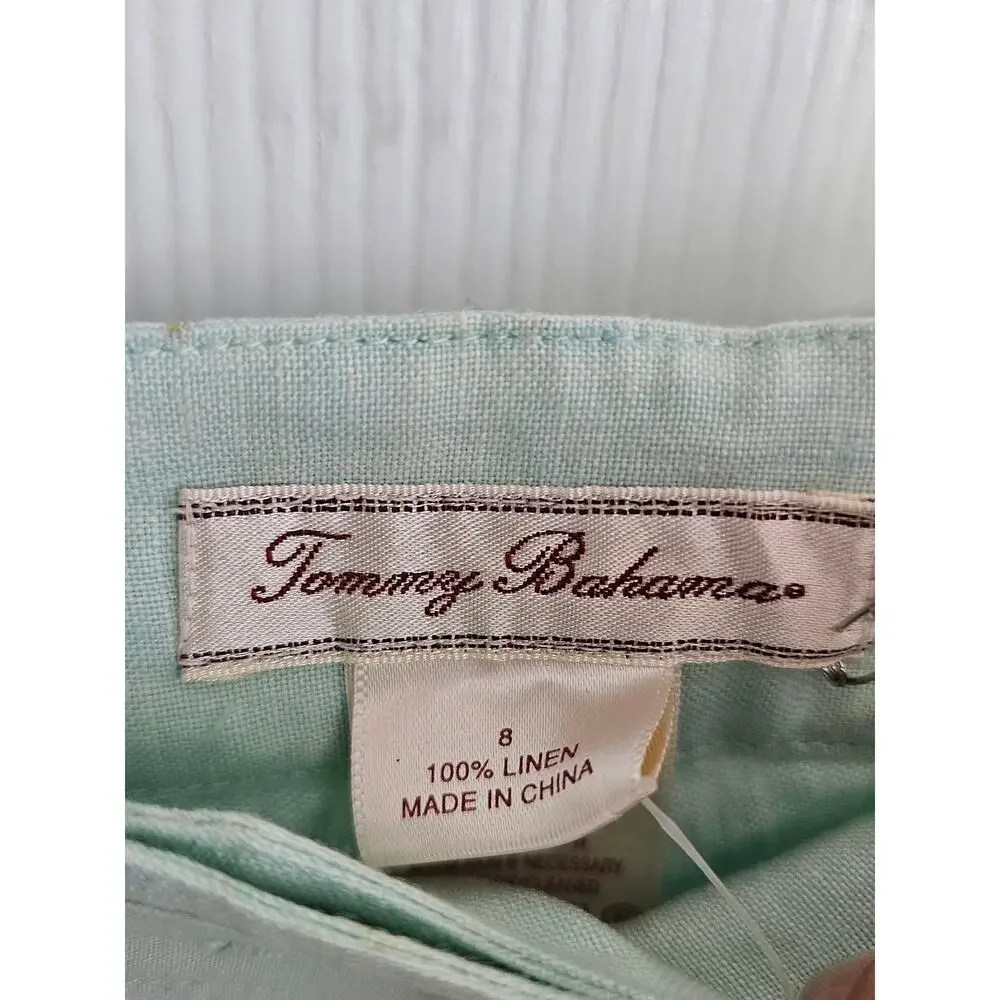 NWT Tommy Bahama Daylight Linen Bermuda Short Size 8
